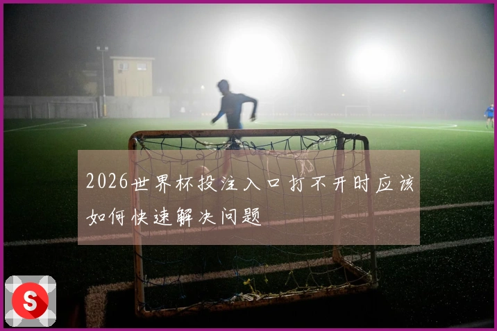 2026世界杯投注入口打不开时应该如何快速解决问题