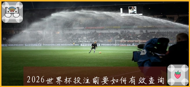 2026世界杯投注前要如何有效查询比赛时间和赛程安排
